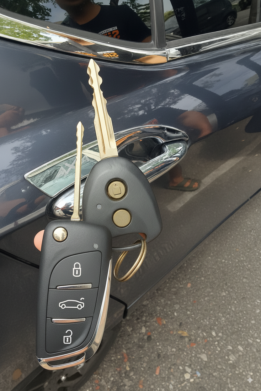 Perodua axia key kuching